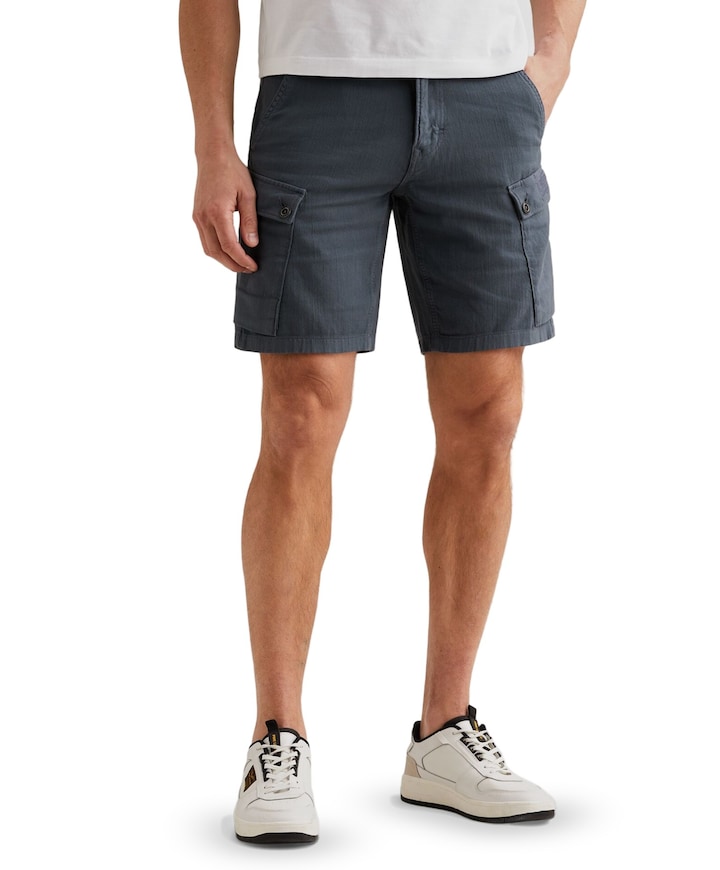 ENGINE CARGO SHORTS SLUB TWILL GD heren korte broek blauw