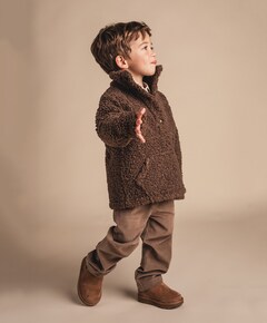 Jongens jas bruin