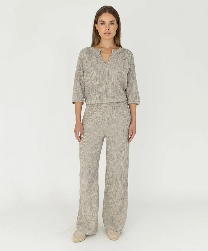 Dames blouse grijs