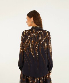 Dames blouse zwart