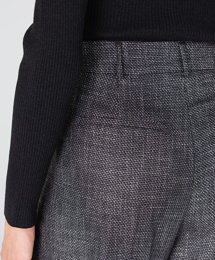 AUDREY WFL 466 wide long pantalon zwart