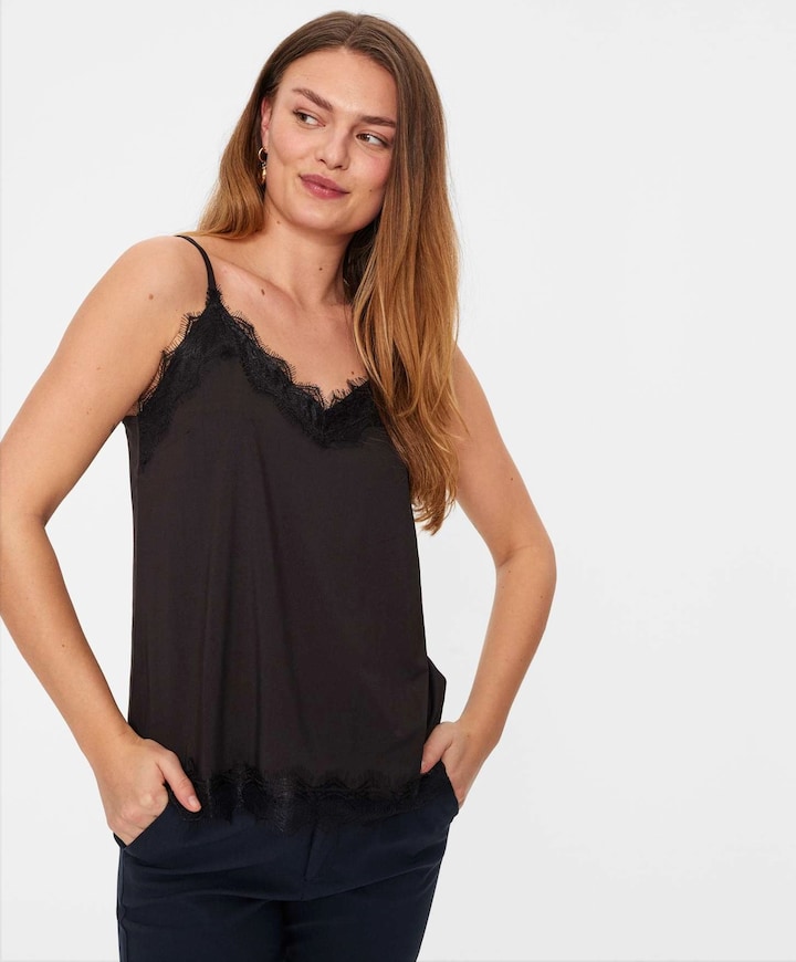 Dames top zwart