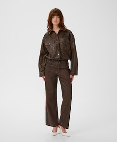 GZcellie HW wide dames jeans bruin