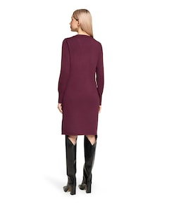 Dames jurk bordeaux