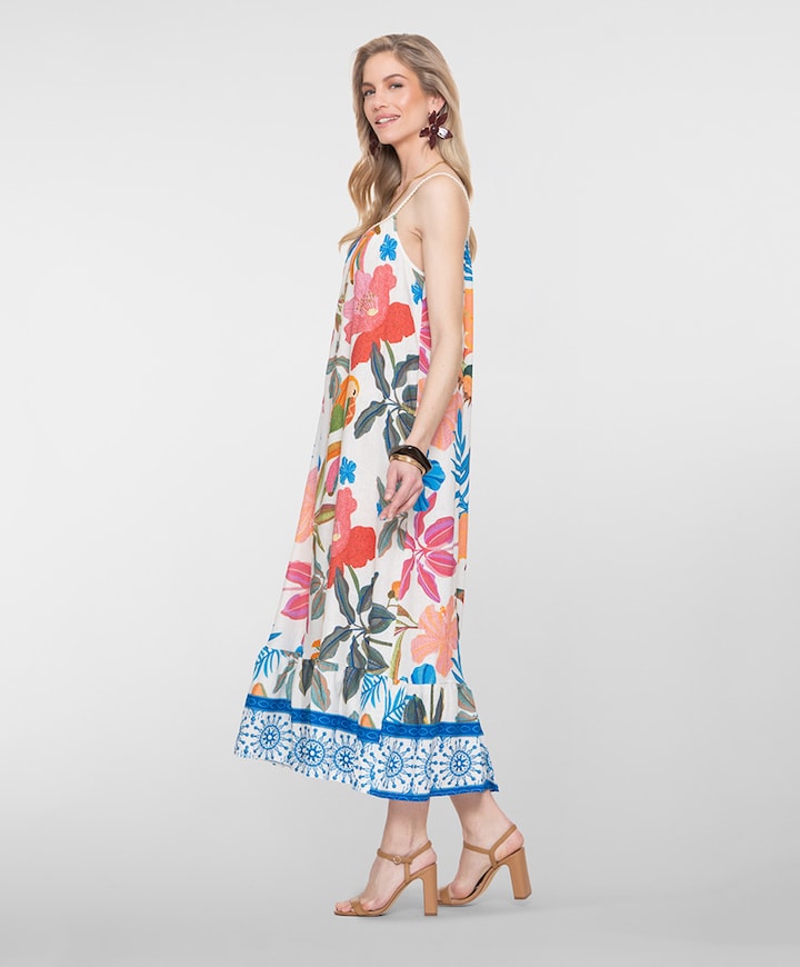 Dames jurk multicolor