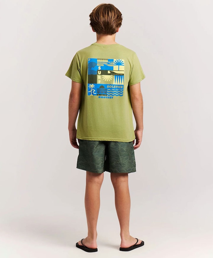 Jongens zwemshort groen