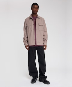 Heren overshirt paars