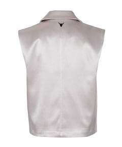 Dames gilet zilver