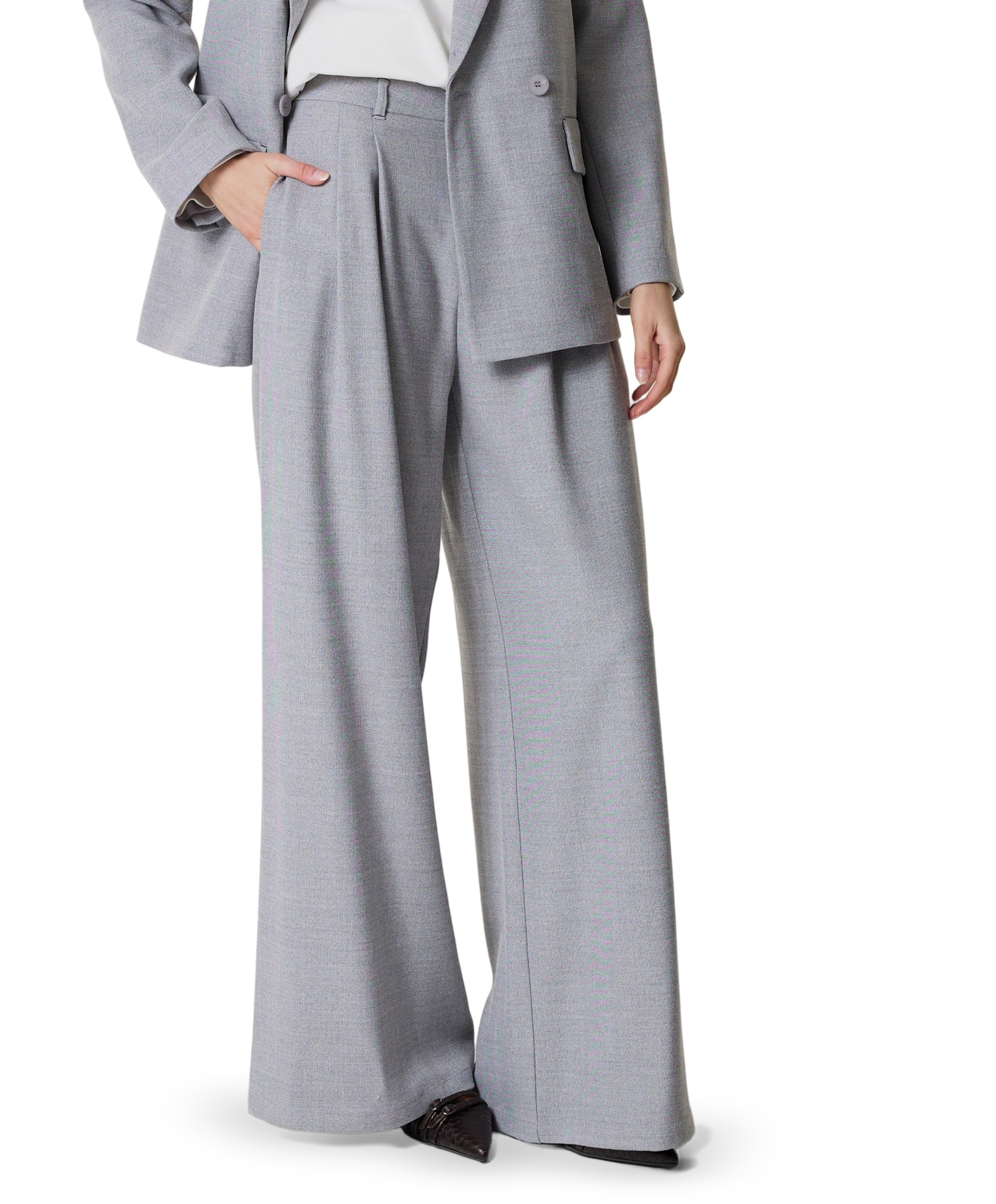 dames pantalon grijs