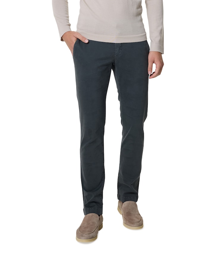 Bobby Slim Fit broek grijs