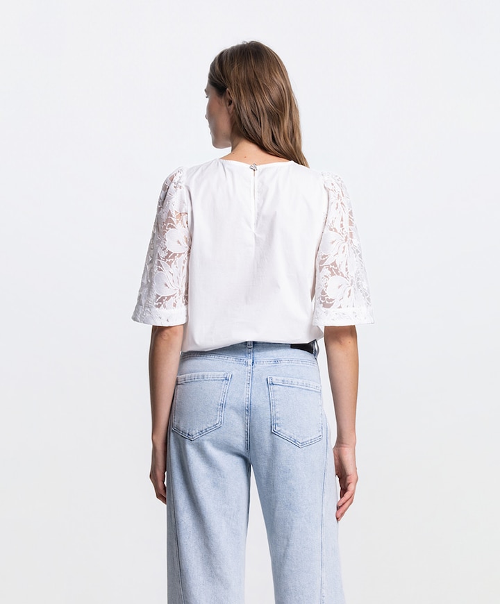 Dames blouse wit
