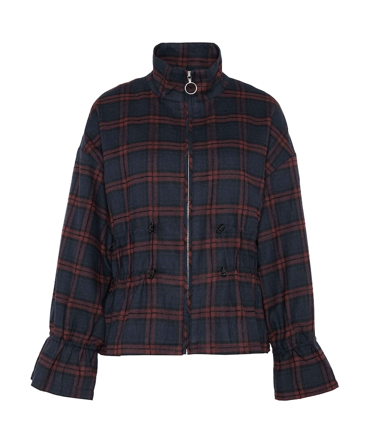 Dames jas blauw