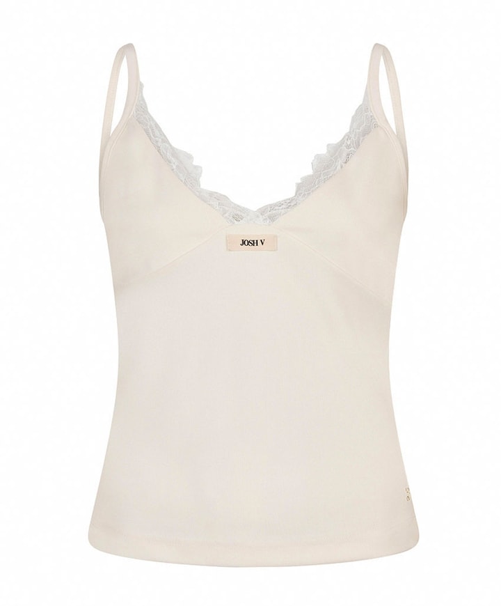 Dames top ecru