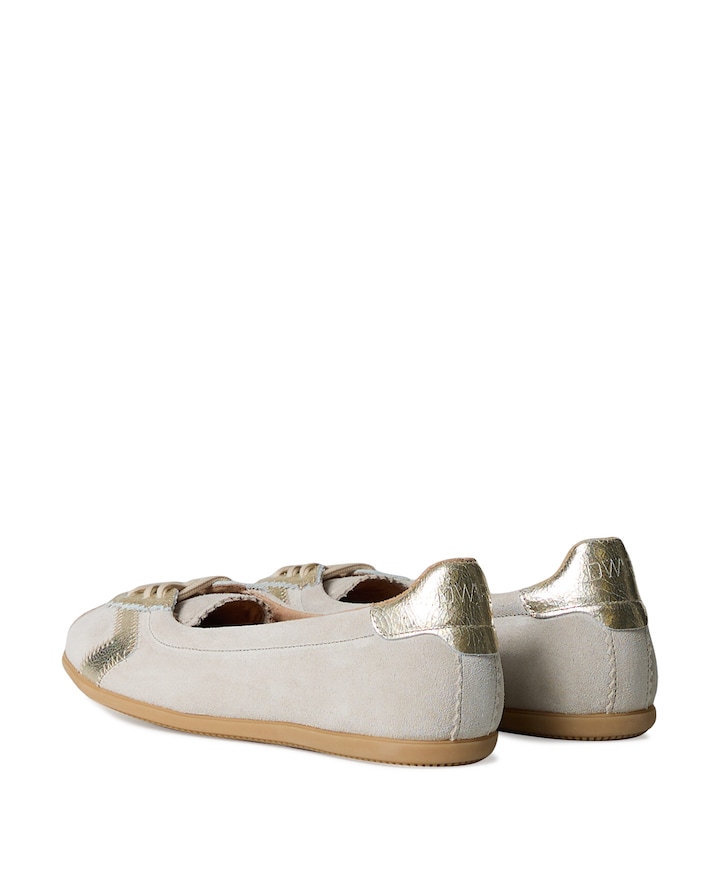 Temple dames ballerina's beige