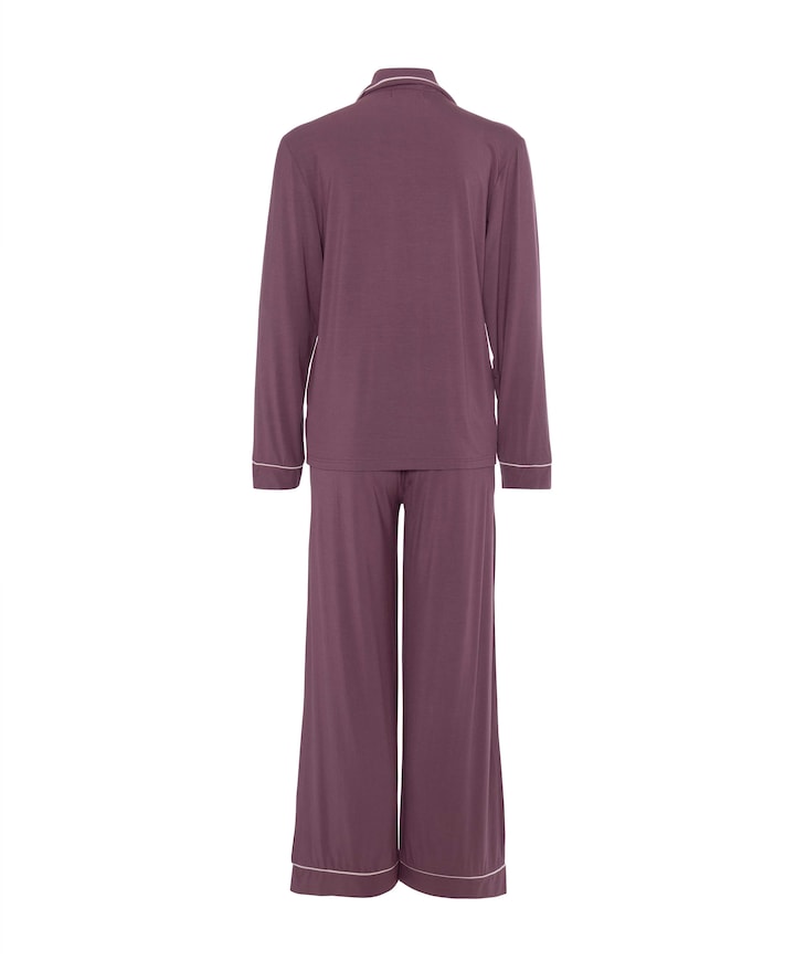 Dames pyjamaset bordeaux