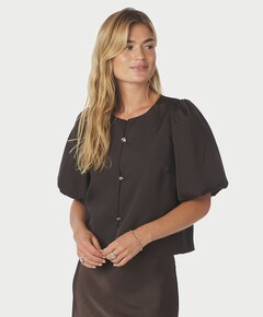 Dames blouse bruin