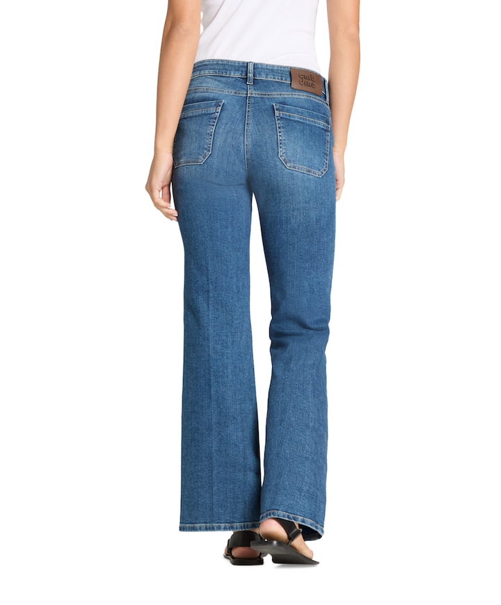 Tess pocket dames jeans blauw