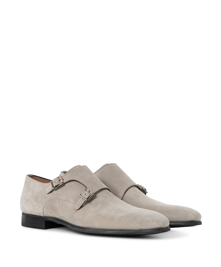 heren veterschoenen beige