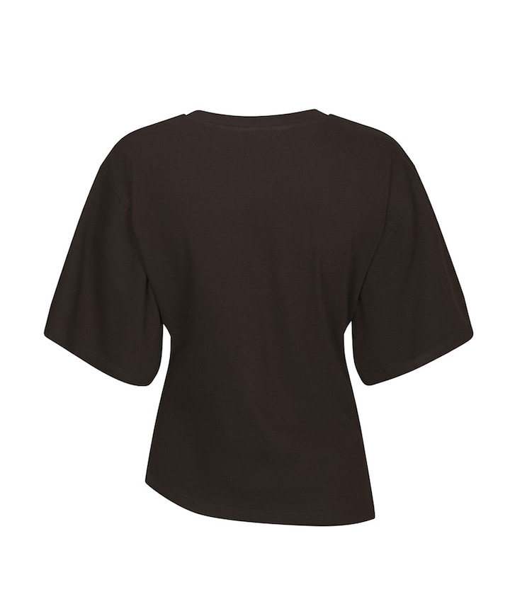 Dames T-shirt bruin