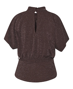 Dames top bruin