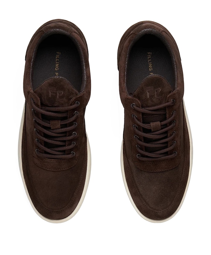 Low Top Suede heren sneakers bruin