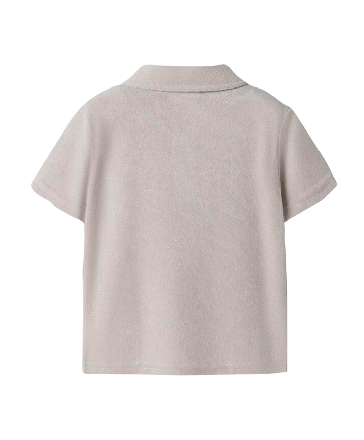 Jongens polo beige