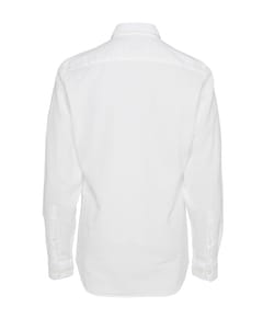 Heren overhemd lange mouw wit