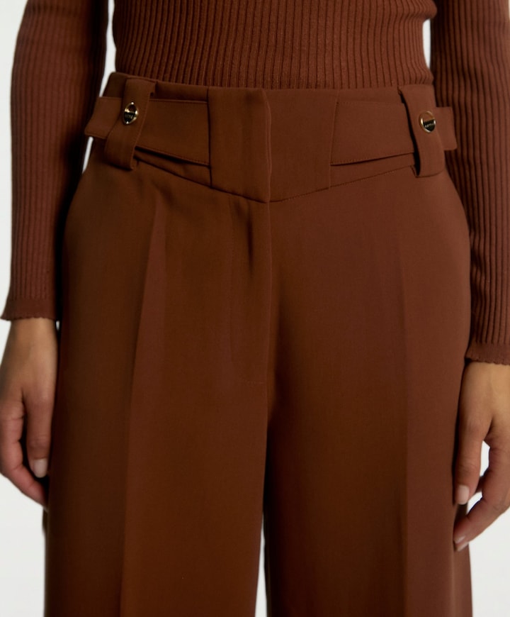 NORE BUTTONS RPES 345 dames broek bruin