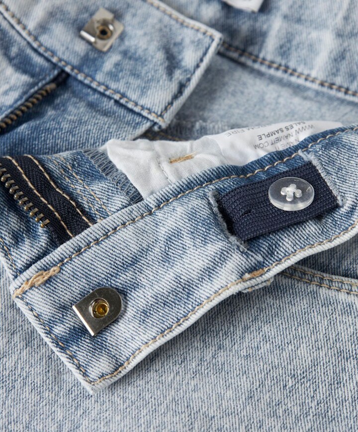 NKFROSE HW MOM  DNM 8222-YA meisjes korte broek blauw