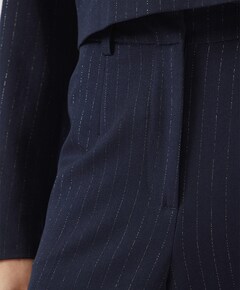 YASMIDNIGHT WIDE MW PANT - SHOW dames broek blauw