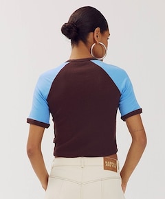 Dames T-shirt bruin