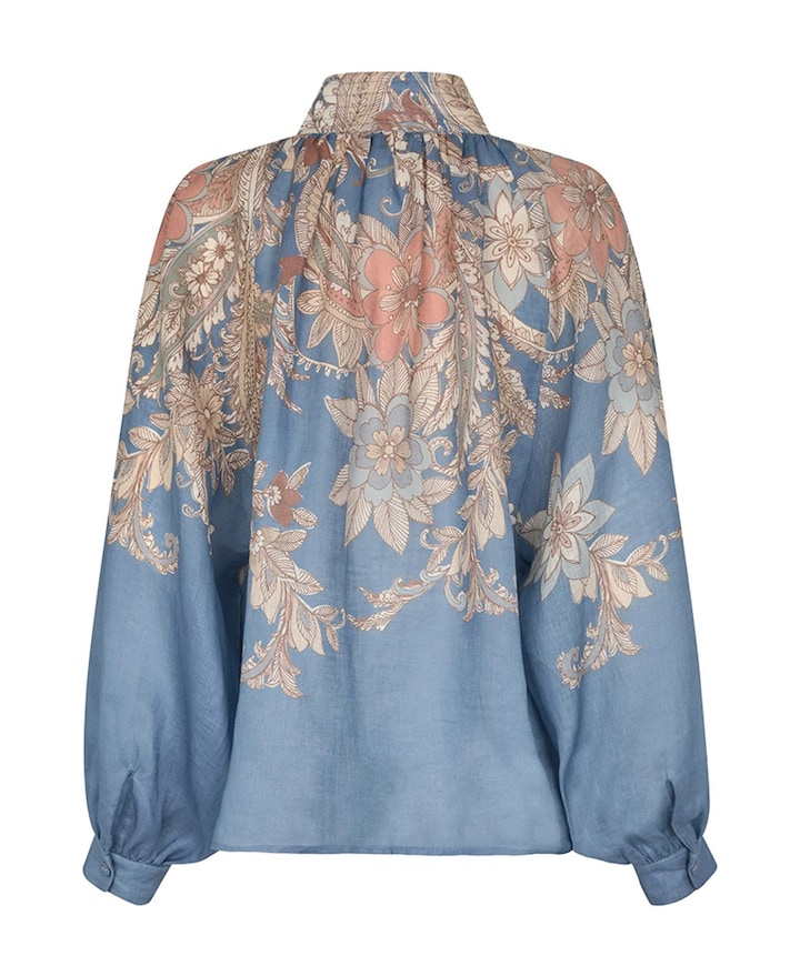 Blouse blauw