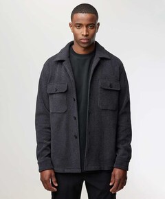 Heren overshirt blauw