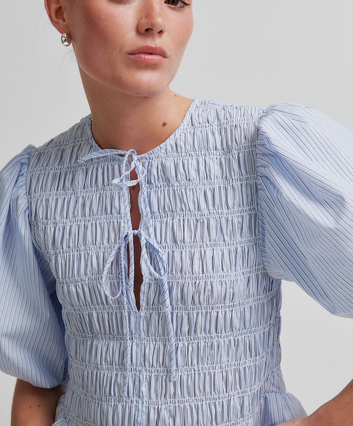 Dames blouse blauw