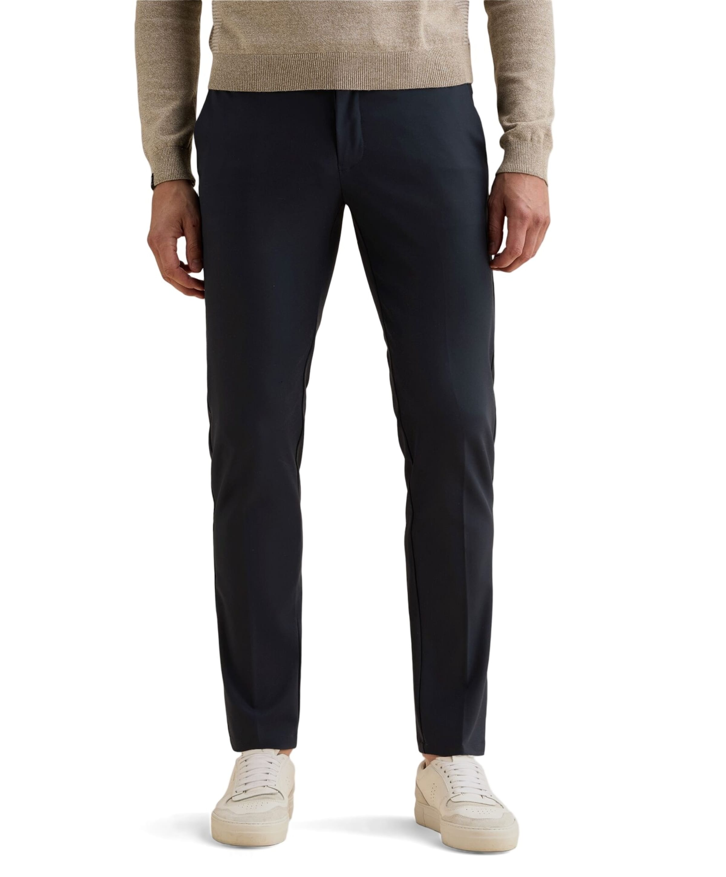 V12 CHINO TECH STRETCH heren broek blauw