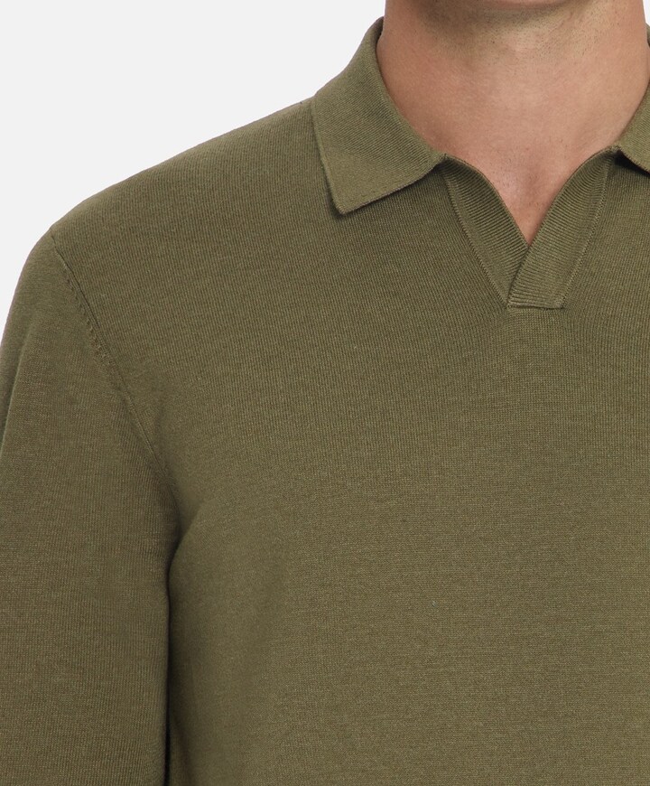 Heren polo groen
