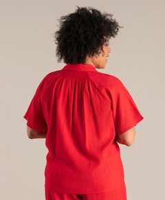 Dames blouse rood