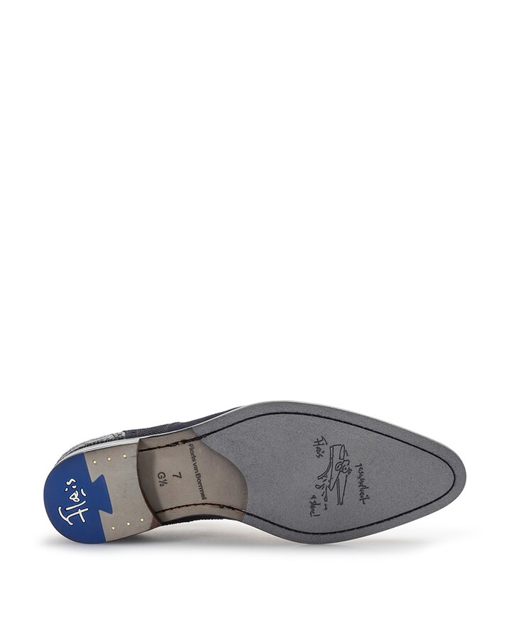 heren veterschoenen blauw