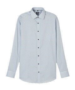 Heren overhemd lange mouw ecru