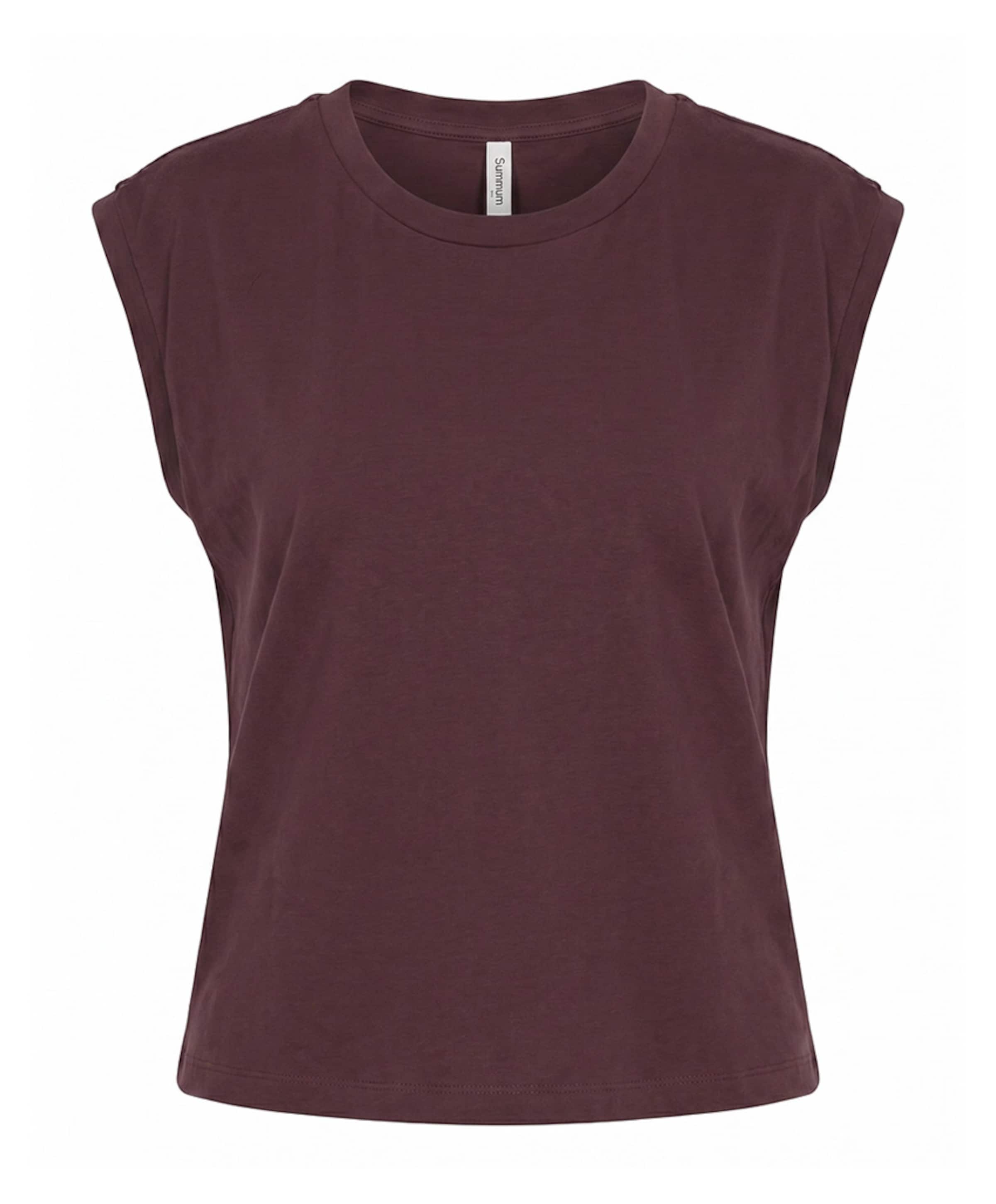 Dames top bruin