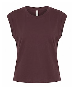 Dames top bruin