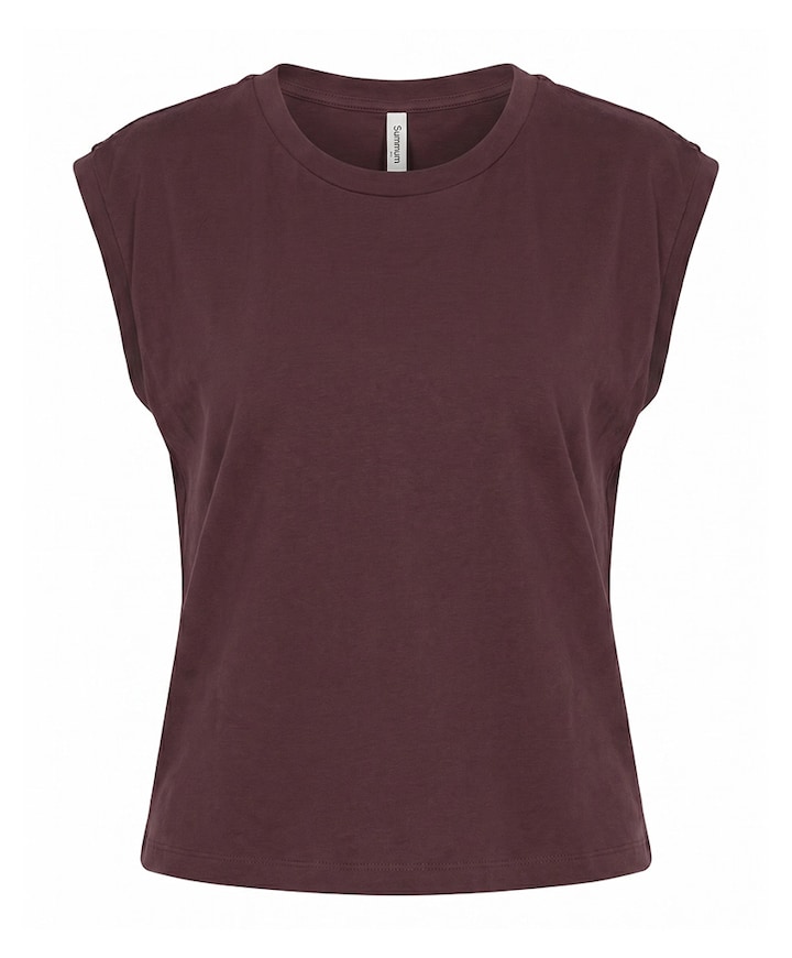 Dames top bruin