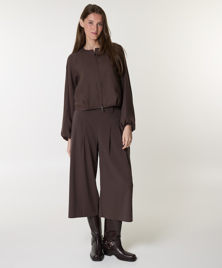 MSCHMaryla Henrika HW Culotte Pants dames broek bruin
