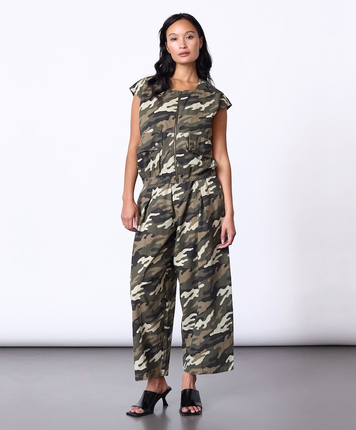 Dames gilet groen
