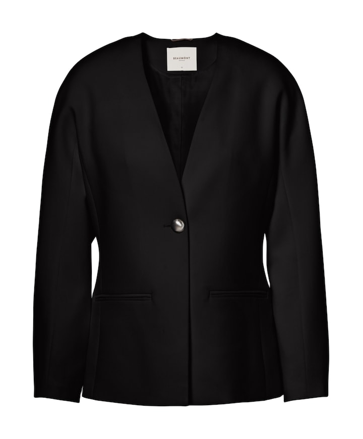 Dames blazer zwart