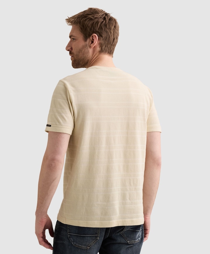 Heren T-shirt ecru