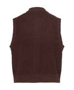 Dames gilet bruin