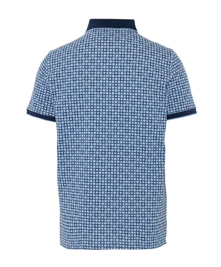Heren polo blauw