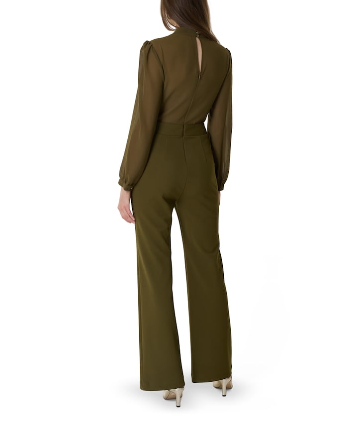 dames jumpsuit groen