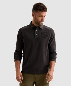 Heren polo grijs